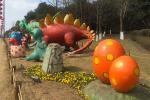 Silicon Ruber Outdoor Playground Fiberglass Dinosaurs Colors Diversified