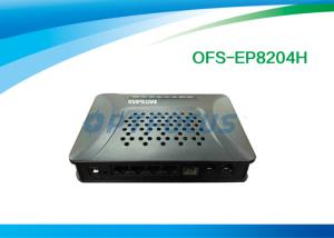 Quality Plastic 10 / 100M GPON EPON 4 Ethernet Ports 2 FXS ports External Power wholesale