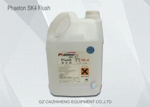 Quality White Solvent Printer Ink Flush Unique For Seiko 510 / 1020 Printhead Phaeton SK4 wholesale