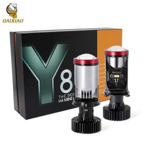 Quality White 45W Mini Lens Y8 H4 Car LED Spotlight Universal Headlight Bulb wholesale