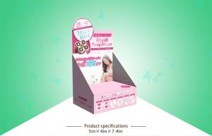 Quality 350GSM Artpaper Shaver Countertop Display Box SGS Easy assembly wholesale