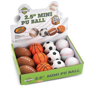 Quality Promotion Mini Sport PU Stress Ball Round Shape Release Pressure Toy wholesale