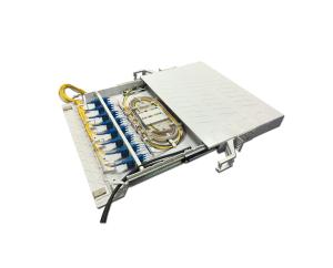 Quality 24 SC Plastic ABS Fiber Optic Patch Panel Rack Mounted wholesale