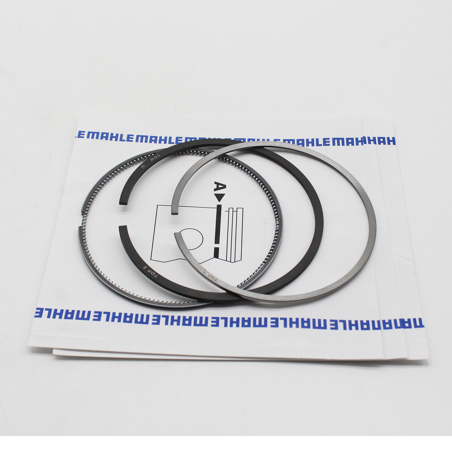 Genuine stock MAHLE manufacturer diesel engine 129907-22050 4TNV98 4TNV98T excavator tractor spare parts piston ring