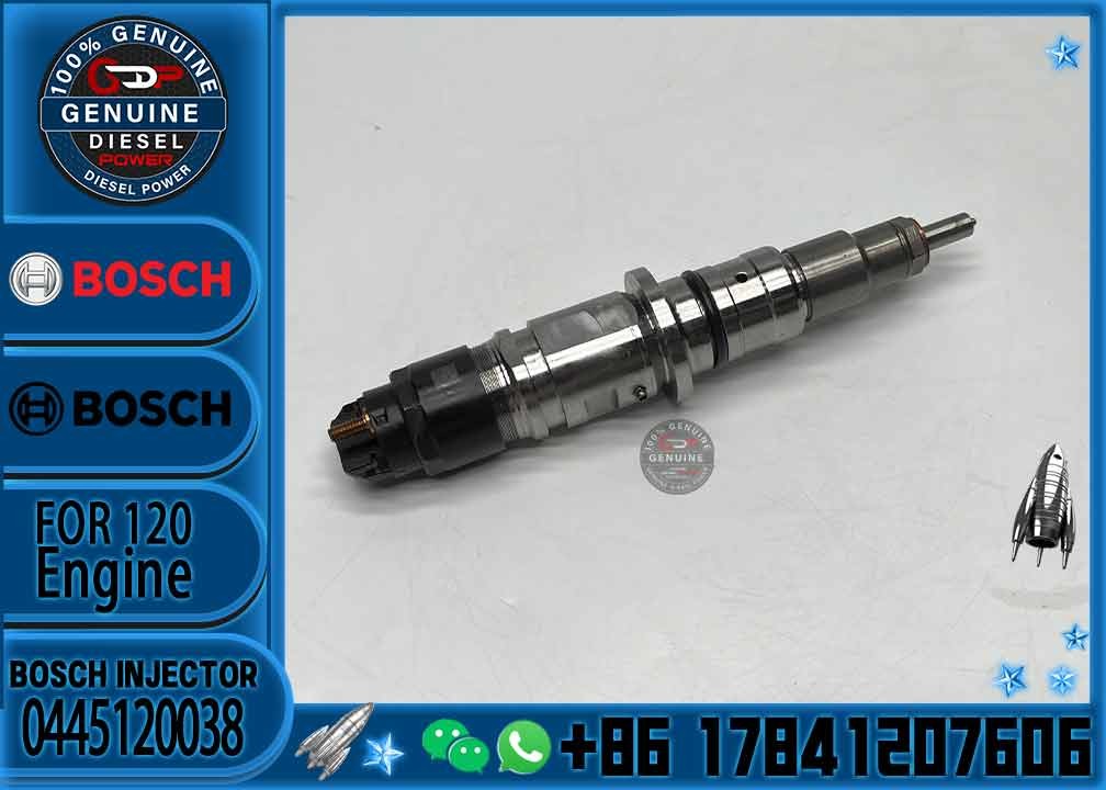 Genuine common rail fuel injector 0445120038 0445120133 3965749 4945463 4993482
