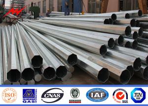 Quality 110kv Galvanization ASTM A123 Steel Electrical Poles wholesale