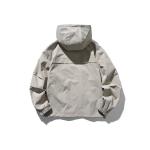 Oem Factory Manufacturer Custom Logo Windproof Vintage Campus Men Hooded Jacket