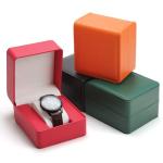 Custom Logo Printed PU Leather Watch Box Eco Friendly Made From Recycled