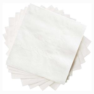 Quality Sustainable Wood Pre Folded Paper Napkins 27×27cm 1 Ply White Color wholesale