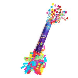 Quality Disposable Handheld 25cm Double Head Birthday Confetti Cannon wholesale