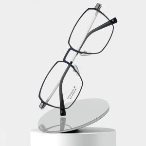 Quality Al Mg Alloy Titanium Frame Glasses Ultra Light Non Prescription wholesale