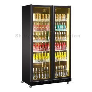Quality 750L Commercial Upright Freezer Glass Door Beer Refrigerator For Bottles wholesale