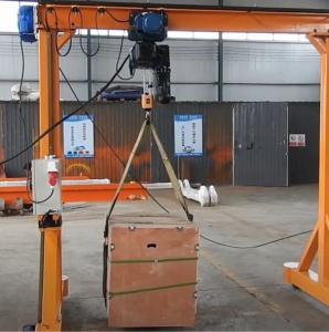 Quality SGS Indoor Portable Gantry Crane 2000kg Small Travelling Gantry Crane wholesale