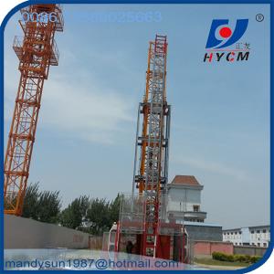 Quality SC200/200 50m high double cages passenger lift wholesale