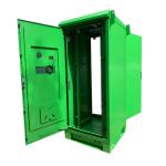 1500 Watt Telecommunication Cabinet , Green Outdoor Data Cabinet