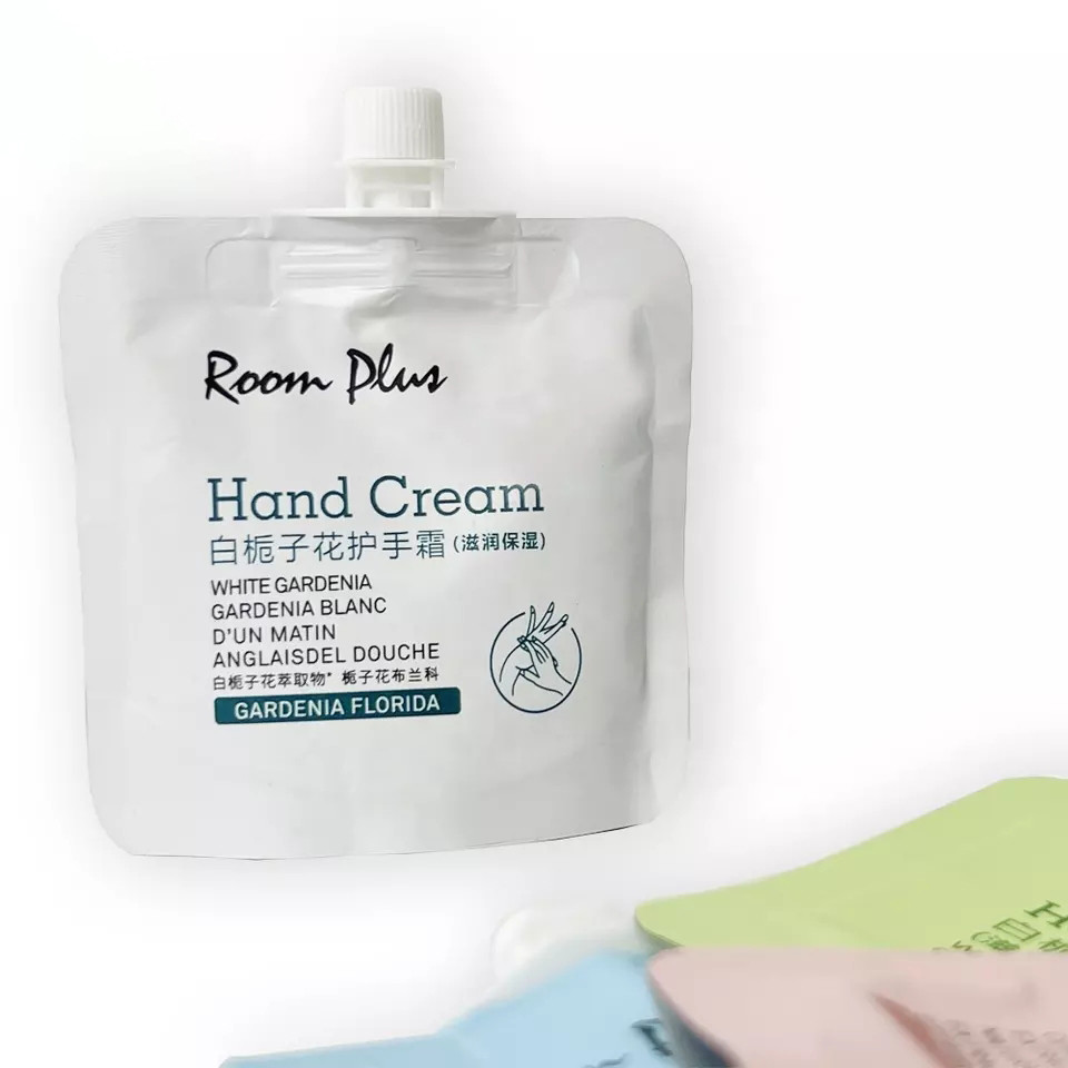 Cosmetic Hand Cream Spout Sachet For Shampoo Conditioner Packaging