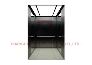 Quality 1m/S Tinanium Mirror Stainless Steel MRL Passenger Elevator With Portable Operation wholesale
