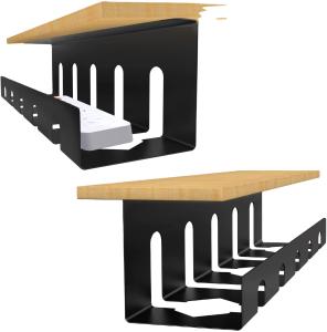 Quality Single Tier Cable Organizer Tray for Functional Cable Management on Home Office Desk wholesale