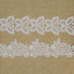 Cluny Flower 7cm Polyester Embroidery Lace Trim