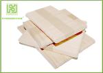 114Mm Round Edge Ice Cream Wooden Sticks With Logo , 93mm Flat Edge Lollipop