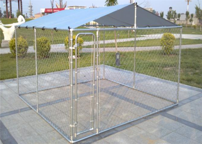 8FT X 50FT Chain Link Fabric Fence With Razor Barbed Wire For High Level Security