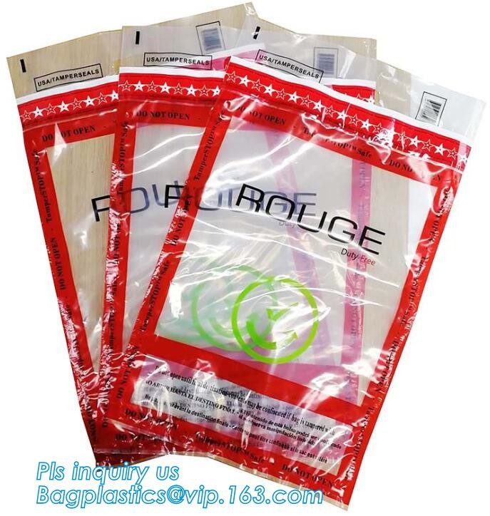 Opaque Tamper Evident Sealing Plastic Bank Money Steb Security Bag / Custom Self Adhesive Plastic Courier Bag, bagease