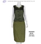 New arrival wavy neck designs for ladies suit