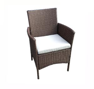 Outdoor 87cm Height 52cm Width Garden Leisure Chairs With Cushion