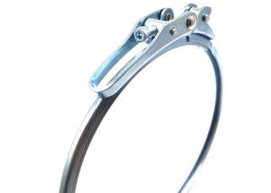 Quality 80mm To 600mm Galvanized Steel Clamps Light Duty For Dust Collection System wholesale