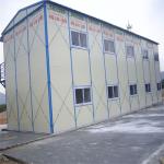 trasitional prefabricated tiny house use for 15 years for students dormitory