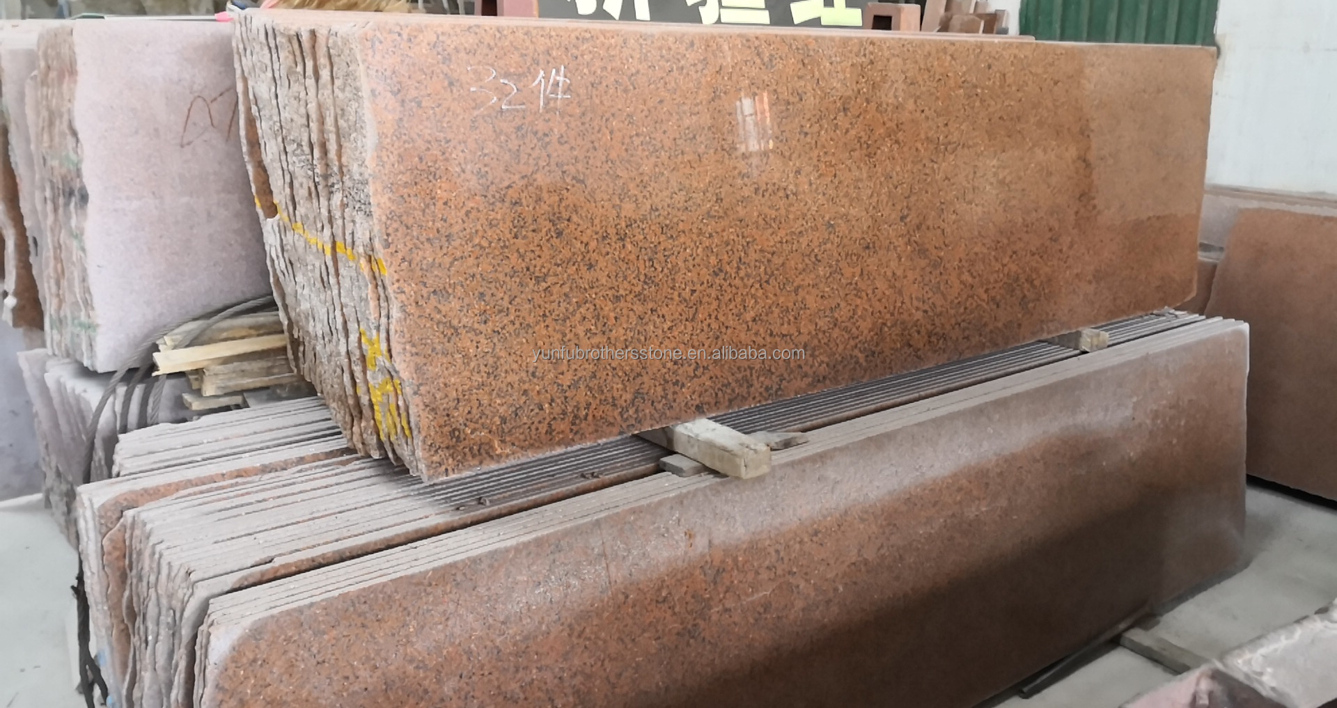 Chinese Granite Stone Cut-to-Size in Modern Luxury Style for Polished Kitchen Countertop