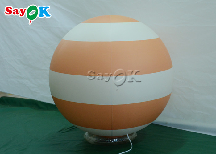 7ft Pvc Orange Airtight Inflatable Christmas Balloon Xmas Hanging Decor