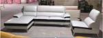Contemporary Leather Sectional Sofa / Leather Reclining Sectional With Chaise