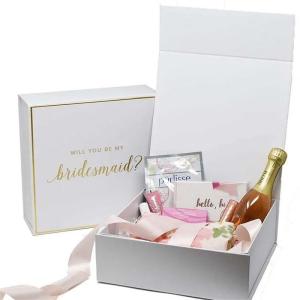 Quality Custom Magnetic Closure White Cardboard Gift Box For Mother's Day Valentine's Day wholesale