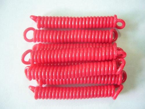 Thick PU 3mm Cord Diametre Red Color Plastic Safety Cable Semi-finished Elastic