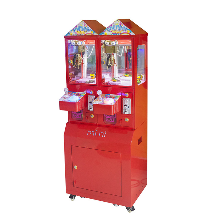 Plush Toy Claw Crane Machine Mini Toy With Crystal Joystick For 2 Players