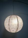 300mm ball shape Paper Kids Bedroom Lampshades With Flower Printed