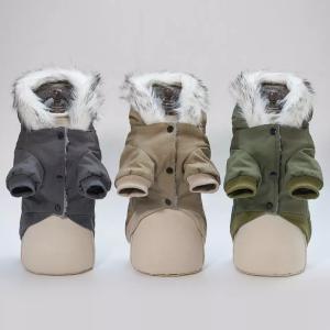 Quality OEM XXL Dog Apparels Winter Cool Hooded Pet Clothing Coat Puppy wholesale