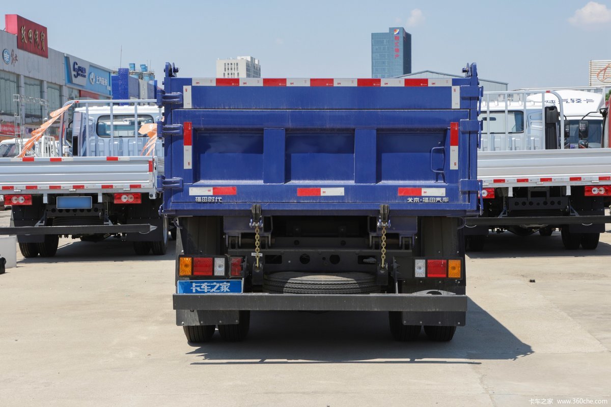 Fuel- 115HP FOTON Dump Truck for Construction LHD/RHD Option ≤100L Fuel Tank Capacity