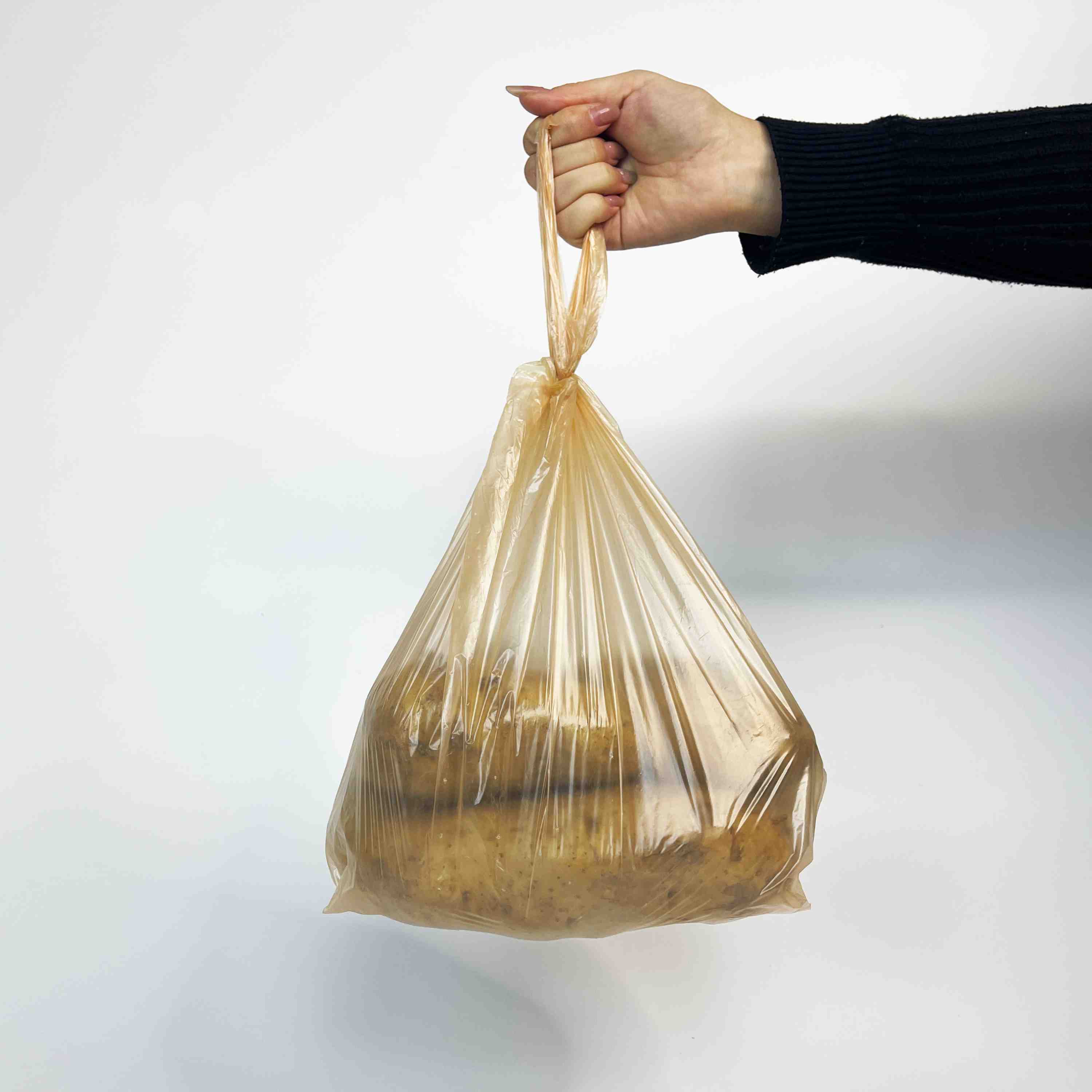 High Security Bottom Seal Disposable Garbage Bags Roll For Household Products