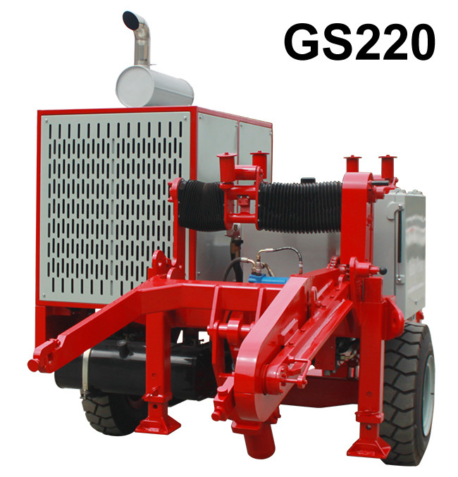 Aerical Stringing 239KW(320hp) 22T Hydraulic Cable Puller Winch Machine