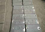 High Cr Cast Iron 1x18x9 hardness HRC57 wear plates for ball mill