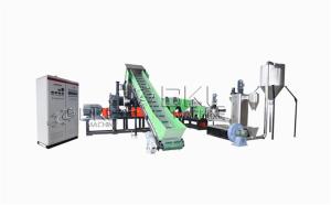 Quality 250kg H Plastic Granulating Line PP Raffia Woven Bag Recycling Machine wholesale