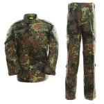 Outdoor Olive Green 4 Pockets BDU Suit Mens Uniform Clothing Jacket for