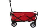 Supermarket Heavy Duty Steel Trolleys Customized Support for Hand Cool Folding