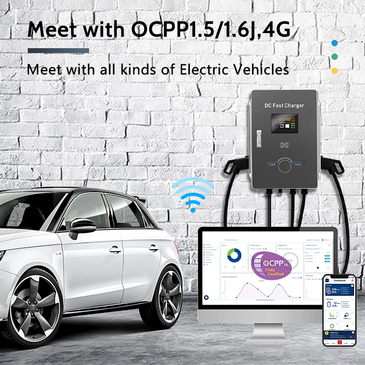 Wall Mounted/Column Installation Method 140KW EV Charging Equipment Manufacturers