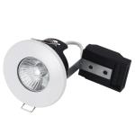 Steel IP20 Gu10 LED Ceiling Fixture Isolation Covered