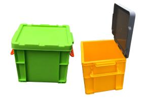 Quality 130 Liter Hygienic Euro Stacking Containers Ergonomic Design wholesale
