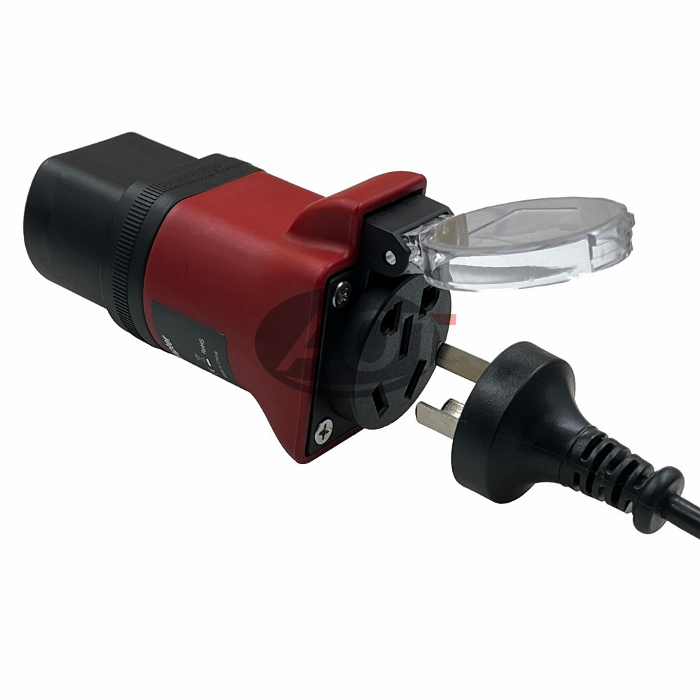 IP54 Rated Schuko Type2 to Power Adapter for MG ZS MG5 MG4 V2L EV Charger Tesla Vehicle Compatible