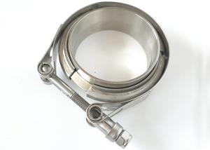 Quality V Band Single Bolt Auto Spare Parts 2.5 Inch Exhaust Clamp With Flange wholesale